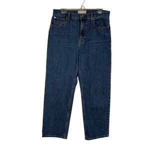 EVERLANE The High Way Jean Women's Size 29 (32x26) Blue Cropped Organic Cotton‎